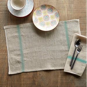 New Sundance Catalog Provence linen Placemat